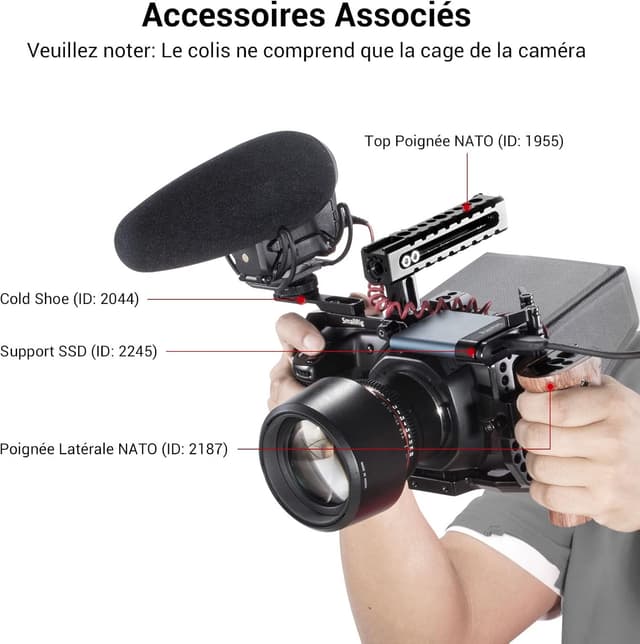 Thumbnail 6 de SMALLRIG 2203B cage pour BMPCC 4K 6K