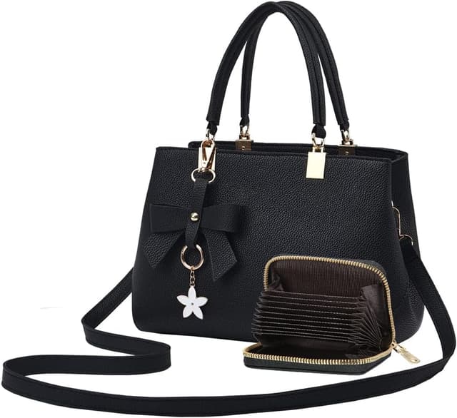 Thumbnail 5 de Wocharm PU Leather Ladies Shoulder Bag with Top Handle – casual & work tote