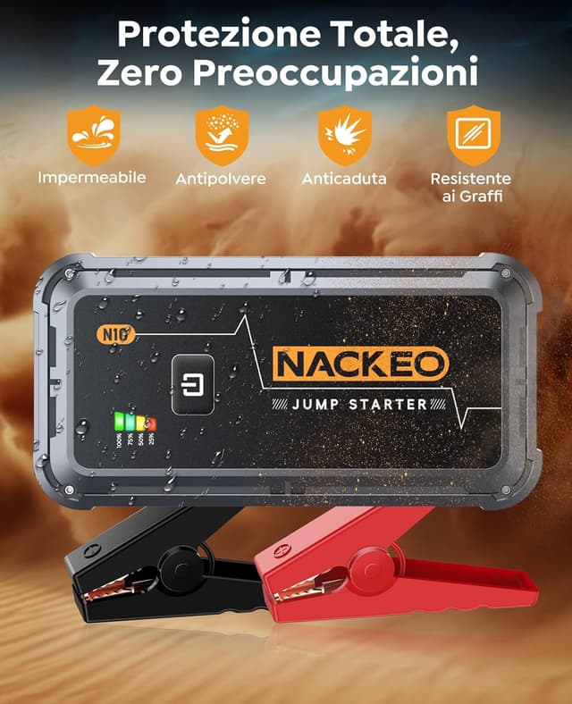 Thumbnail 6 de Avviatore batteria auto 5000A 12V con torcia