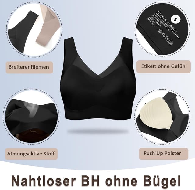 Thumbnail 1 de Jiuday Nahtloser BH Komfort 👙