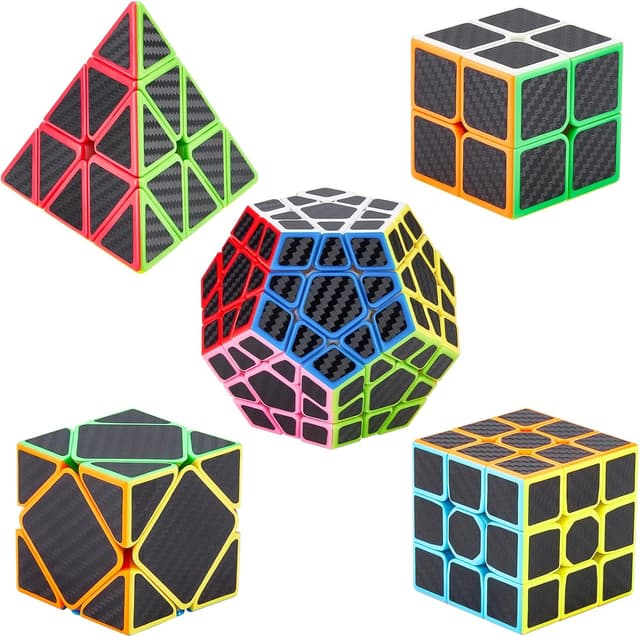 Imagen de Coolzon Puzzle Cubes Megaminx Pyraminx 5 Pack en OfertitasTOP