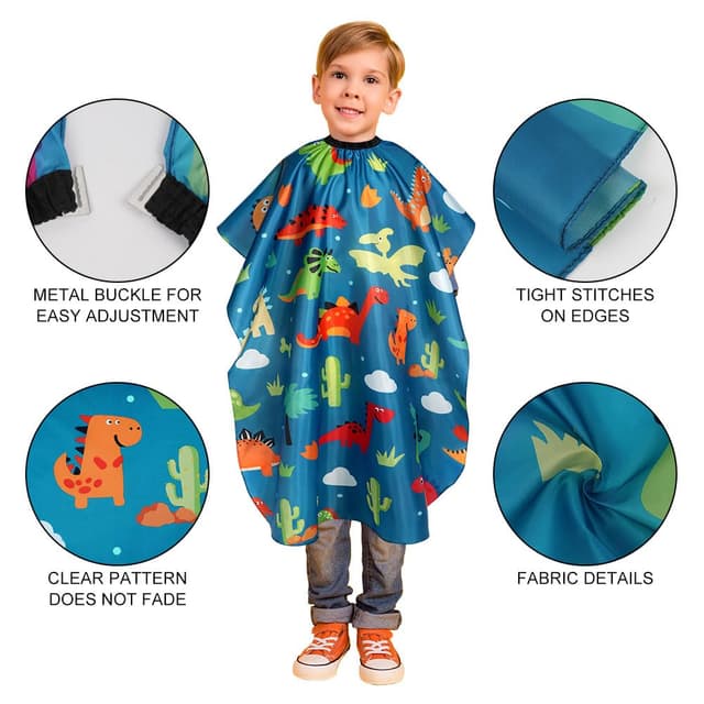 Thumbnail 3 de AYBUY Kinder Friseurumhang Dinosaurier