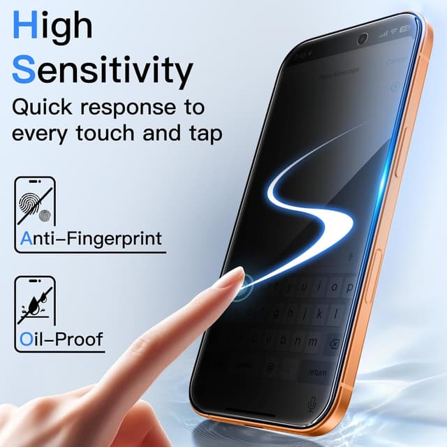 Thumbnail 5 de JETech Protector Privacidad iPhone 17 Pro Max