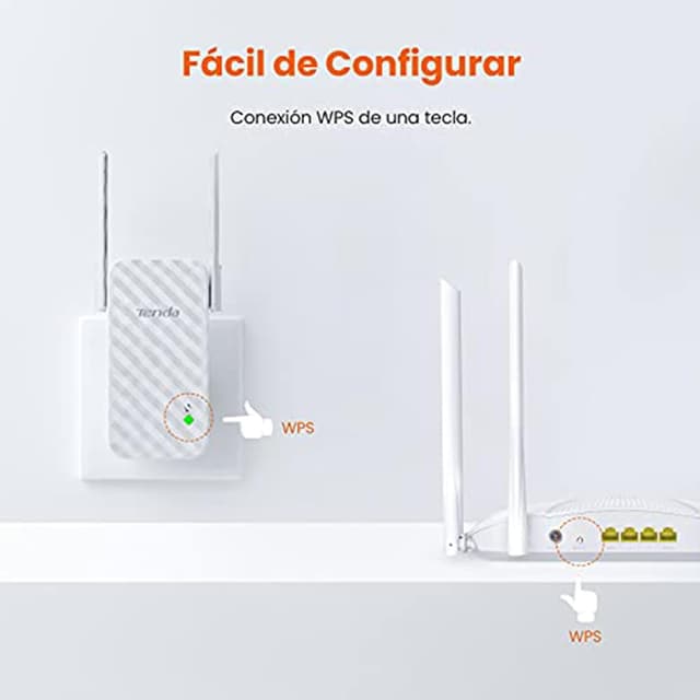 Thumbnail 2 de Tenda A9 N300 Repetidor WiFi Extensor, Cobertura 200m