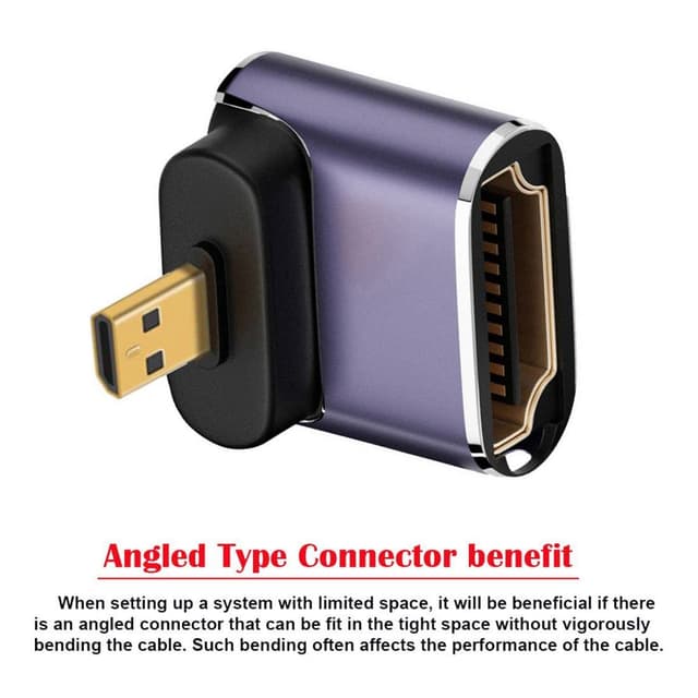 Thumbnail 4 de Chenyang CY Micro HDMI 2.1 Konverter Adapter