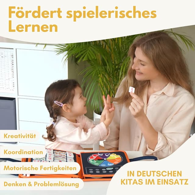 Thumbnail 2 de Lion’s Collection Montessori Busy Board Deutsch ab 3 Jahre