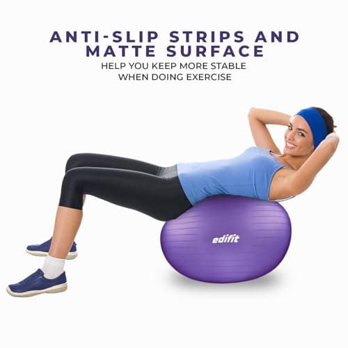 Thumbnail 3 de EDIFIT Pelota 65 cm Violeta para pilates