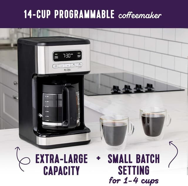 Detalle 2 de Mr. Coffee 14-Cup Programmable Coffee Maker