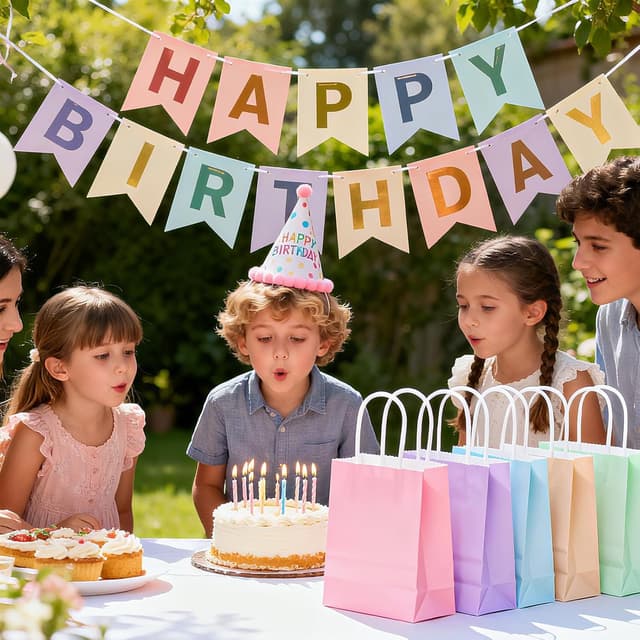 Thumbnail 3 de Geschenktüten Hiziwimi 12 Stück Kraftpapier