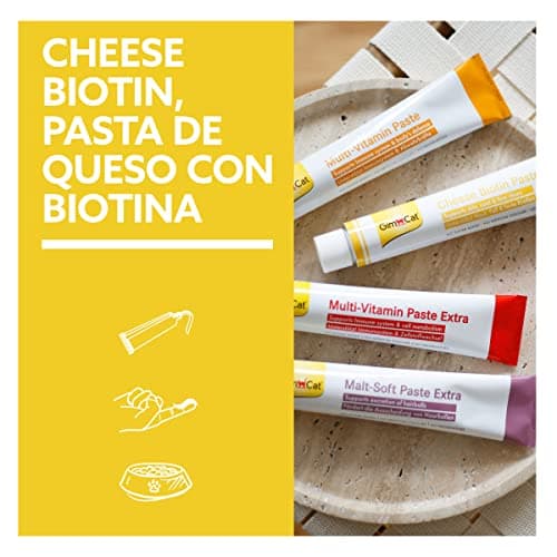 Thumbnail 4 de GimCat Cheese Biotin pasta de queso 200 g 🐱