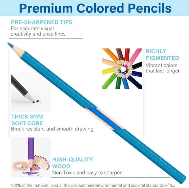 Thumbnail 2 de V-Opitos Colored Pencils 48 Pack ๐จ