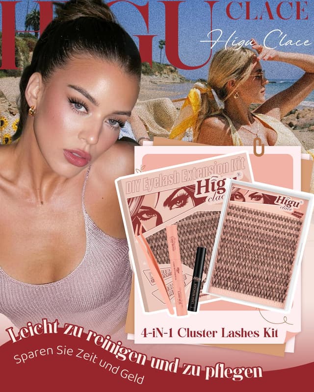 Detalle 2 de Higu clace Manga-Lashes Wimpern-Set 144