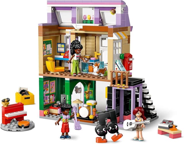 Detalle 2 de LEGO Friends 42653 Tienda de música y apartamento 🎲