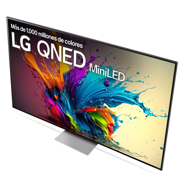 Detalle de LG QNED MiniLED 65QNED91T6A de 65" (4K) con Smart TV webOS 24, reacondicionado Grado C