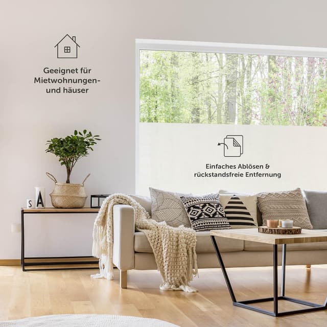 Thumbnail 4 de Blumtal Fensterfolie 44,5x200 cm Sichtschutzfolie