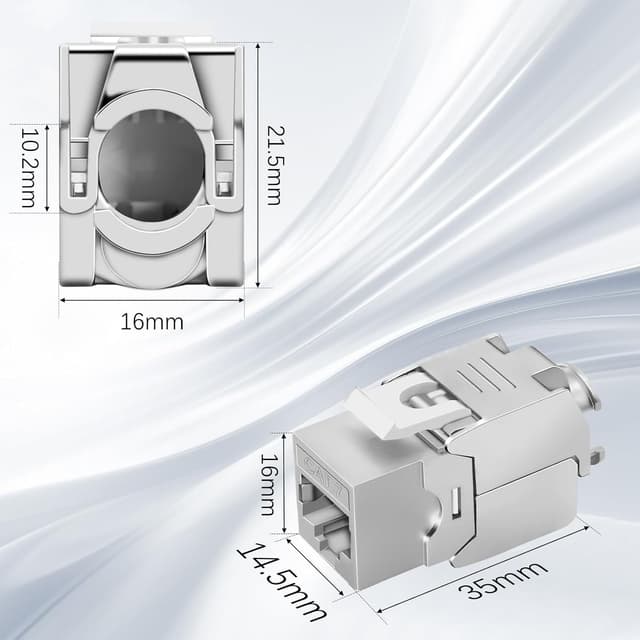 Thumbnail 6 de CAT 7 Keystone Jack Modul 10 Gbit/s
