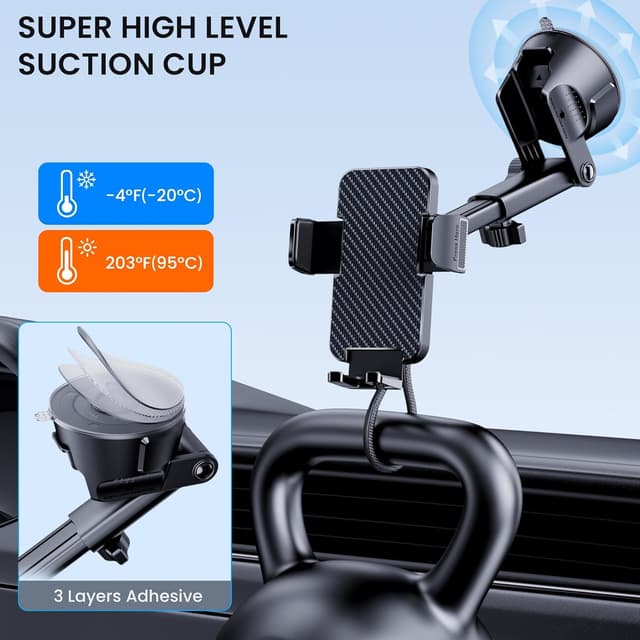 Thumbnail 5 de GUWEZ Car Phone Holder 3 in 1