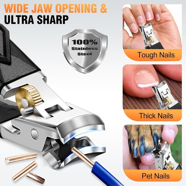 Detalle 2 de Fußnagelknipser für dicke Nägel, 4er-Set