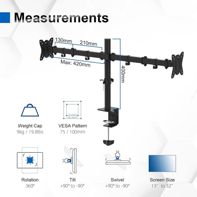 Detalle 2 de GRIFEMA GB2001-2 Braccio doppio 9 kg