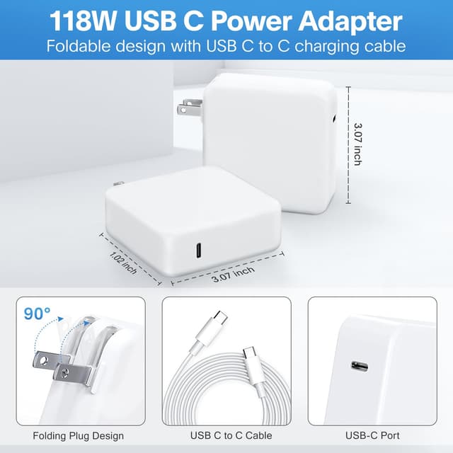 Thumbnail 6 de Furgor Mac Book Pro Charger 118W USB-C fast charger