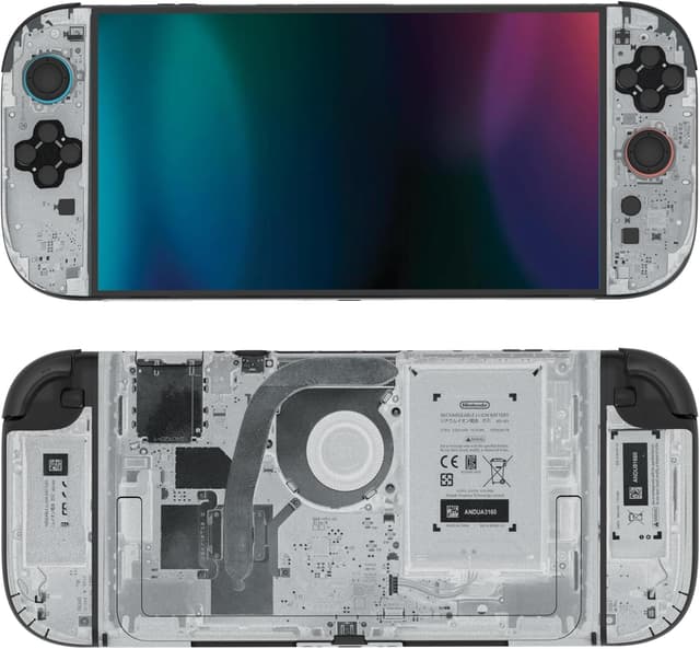 Detalle 2 de playvital Full Set Protective Skins for Nintendo Switch 2 (Customized Vinyl Decal Wrap) with Dock & Hand Grips