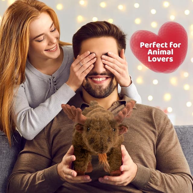 Thumbnail 4 de BEJOY Elch Plüschtier