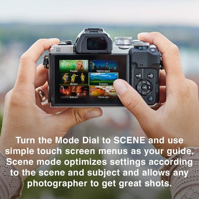 Detalle de OM SYSTEM Olympus E-M10 Mark IV 20MP camera