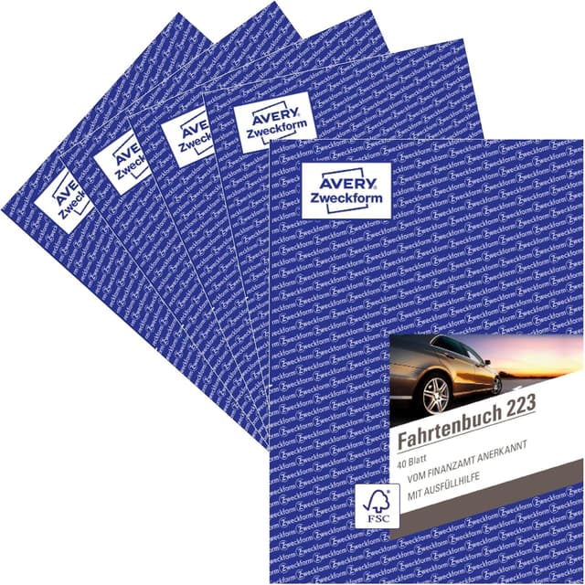 Thumbnail 3 de AVERY Zweckform 222-10 Fahrtenbuch PKW 10er-Pack
