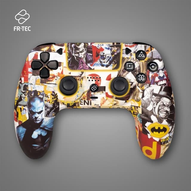 Detalle 2 de FR-TEC Batman Gamepad inalámbrico Bluetooth con luz LED RGB (compatible PC y PS4)
