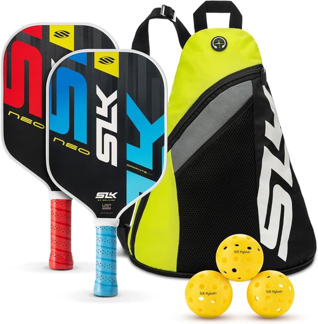 Detalle de Selkirk Sport SLK Pickleball Paddles Set of 2 (SLK Neo Graphite, SLK Neo Fiberglass or SLK Atlas Bundle)