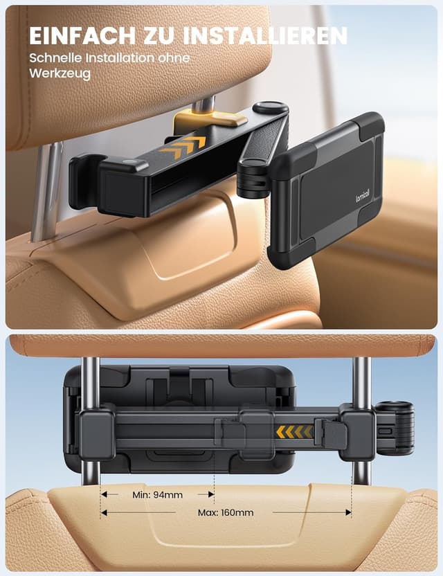 Thumbnail 5 de Lamicall Tablet Halterung Auto Kopfstütze 13 Zoll