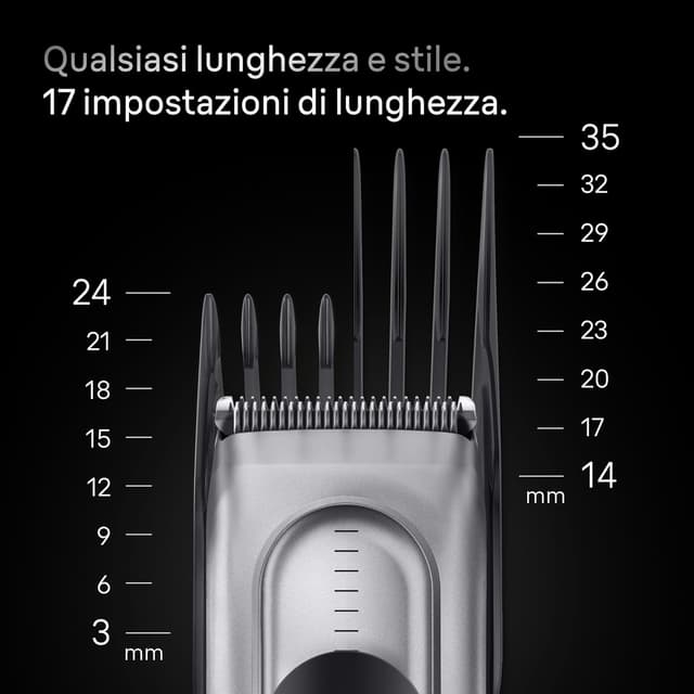 Thumbnail 3 de Braun HC7590 Tagliacapelli 17 impostazioni