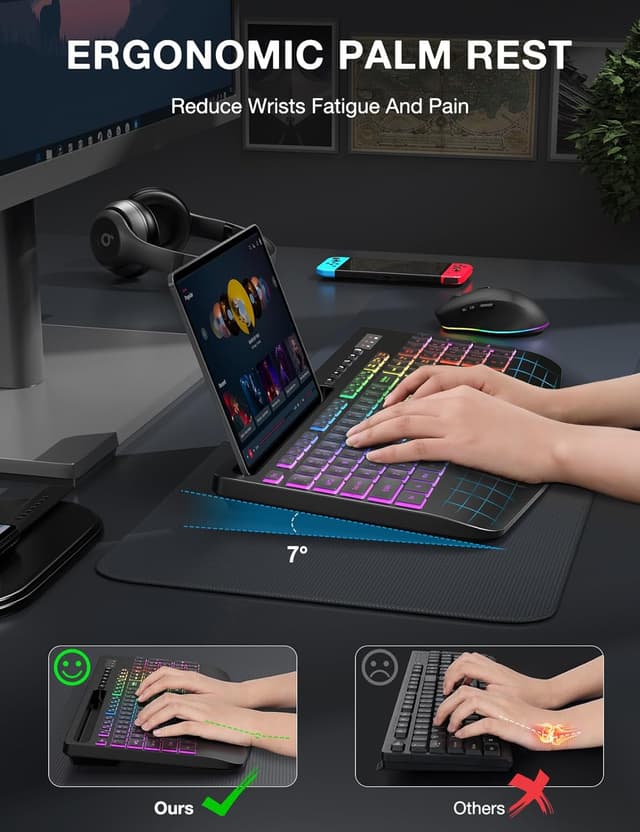 Thumbnail 2 de Wireless Keyboard and Mouse Combo 2.4G 🖱