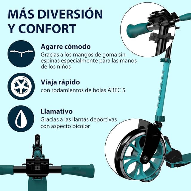 Detalle 1 de HUDORA Scooter Up 145 Junior patinete 145 mm para niños