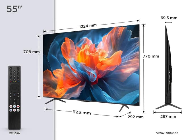 Thumbnail 1 de TCL 55T8C 55" QLED 4K HDR TV