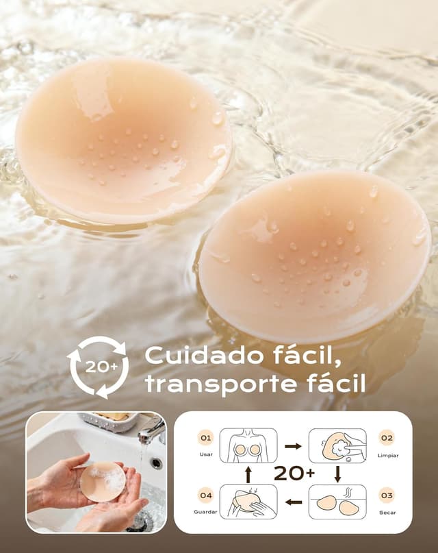 Thumbnail 4 de Pezoneras adhesivas de silicona 0,2 mm 2 pares