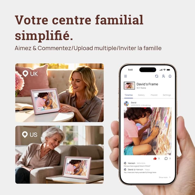 Detalle 1 de ARZOPA D10 cadre photo numérique 10,1"