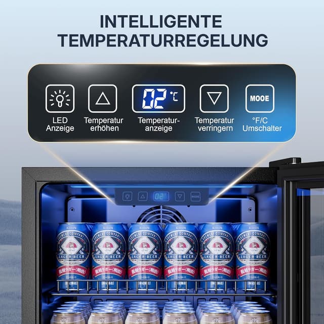 Thumbnail 2 de TRIUMPHKEY 90L Mini-Kühlschrank 128 Dosen