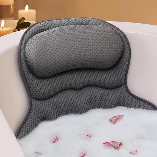 Thumbnail 6 de Bath Pillow Bathtub Pillow Neck and Back Support