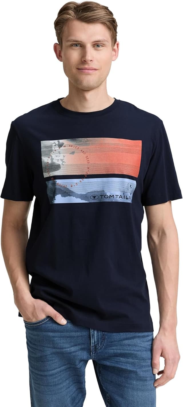 Detalle de TOM TAILOR 1046792 T-Shirt da uomo a maniche corte