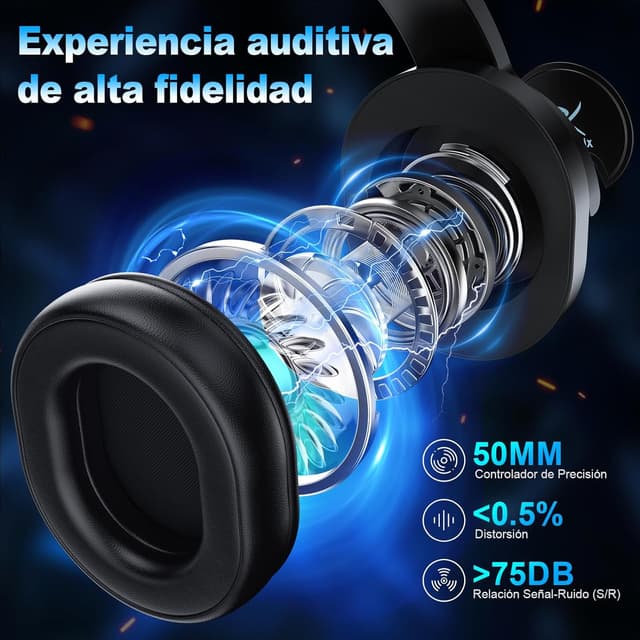 Thumbnail 2 de Krysenix PG3 2,4 GHz Cascos Gaming 48h