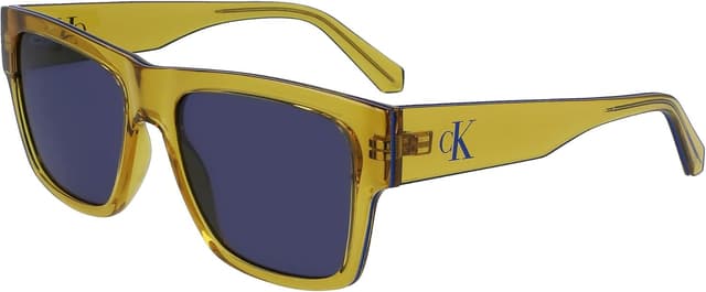 Detalle de Calvin Klein Jeans CKJ23605S unisex rectangular sunglasses
