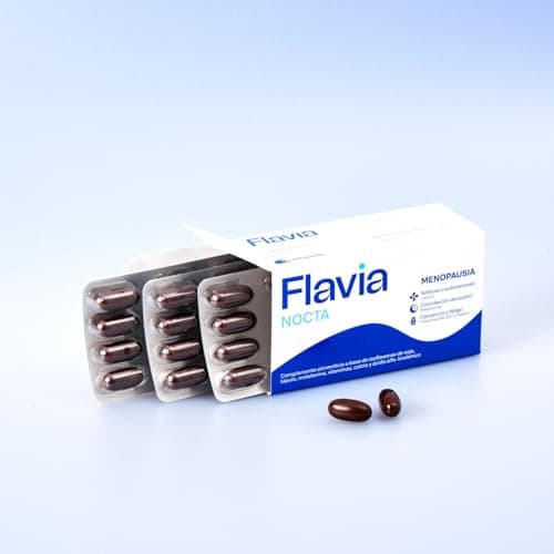 Detalle de FLAVIA NOCTA 30 comprimidos para menopausia