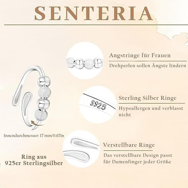 Detalle 1 de Senteria Angst-Ring 2 cm đ