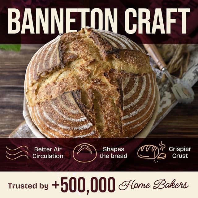 Thumbnail 5 de Superbaking Banneton 9" Proofing Basket 🥖