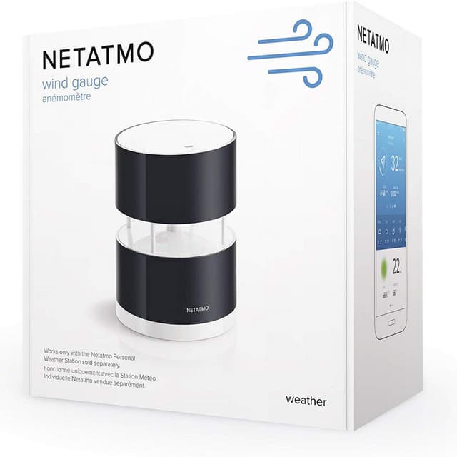 Detalle de Netatmo NWA01-WW Anemómetro para estación meteorológica 🌬