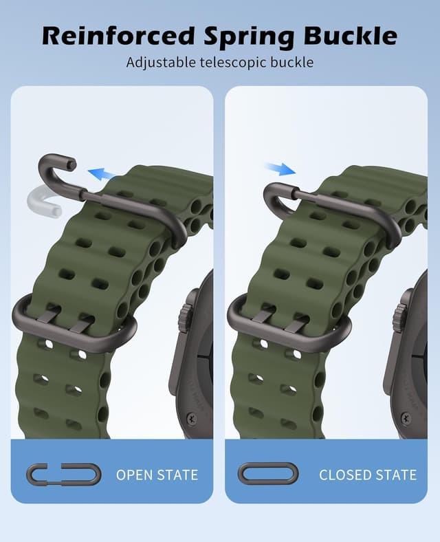 Detalle 2 de TiMOVO Ocean Strap for Apple Watch Ultra 49mm