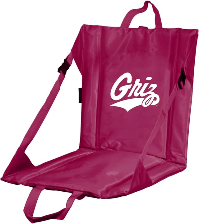Detalle de Logo Brands NCAA Portable Foldable Stadium Seat with Back Support