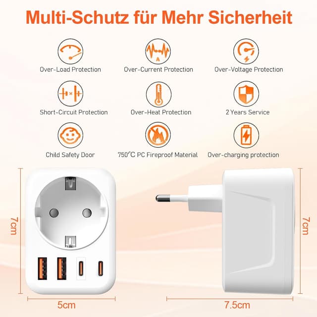 Thumbnail 6 de Denlane Adapter Italien 2500W 🔌