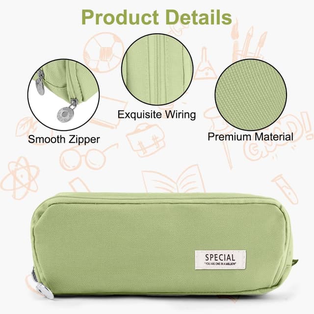 Thumbnail 2 de OFFCUP Trousse à Crayons Grande Capacité Vert